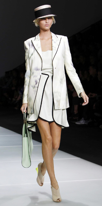 Emporio Armani Spring/Summer 2012 women's collection