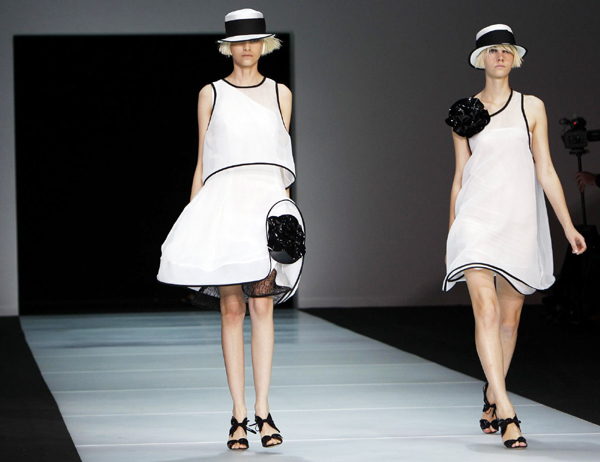 Emporio Armani Spring/Summer 2012 women's collection