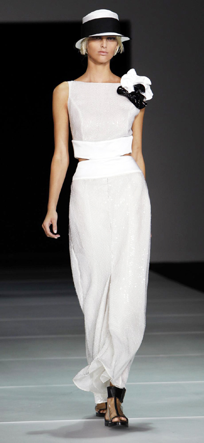 Emporio Armani Spring/Summer 2012 women's collection