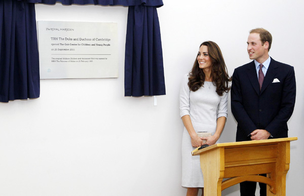 Will and Kate visit Royal Marsden Hospital