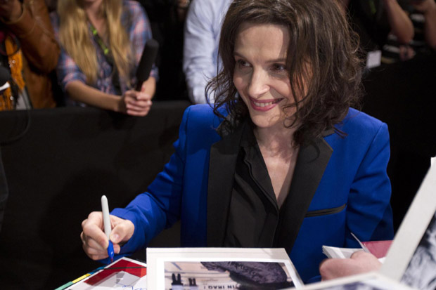 Juliette Binoche at premiere of the movie Copie Conforme in Berlin