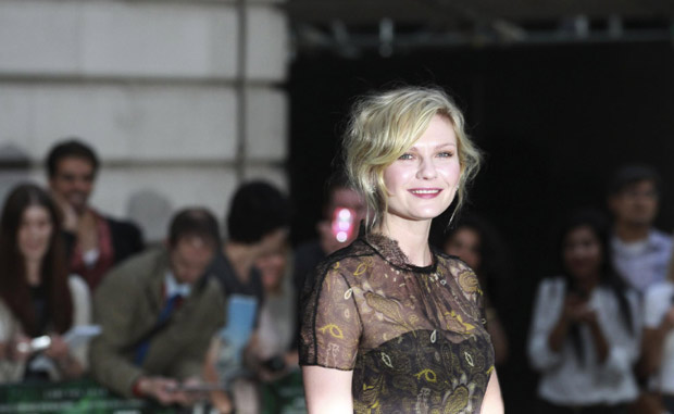 Kirsten Dunst at the British premiere of 'Melancholia'