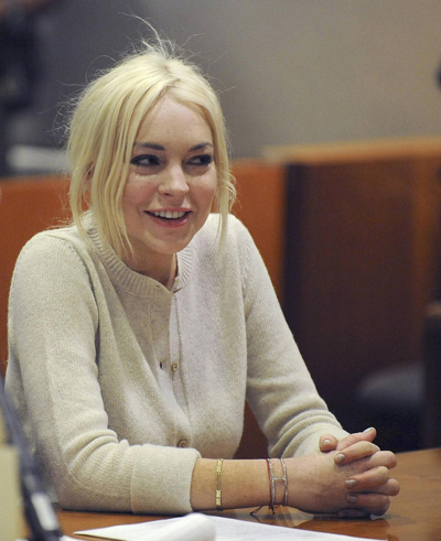 Lohan attends hearing in LA