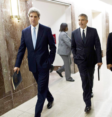 George Clooney attends State Dinner