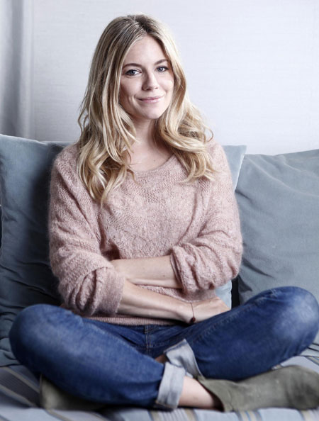 Sienna Miller poses for portrait