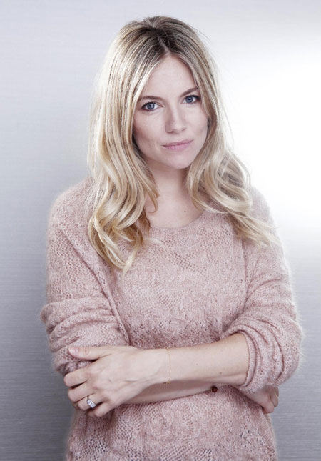 Sienna Miller poses for portrait