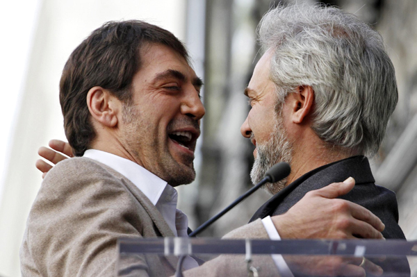 Javier Bardem gets Walk of Fame star