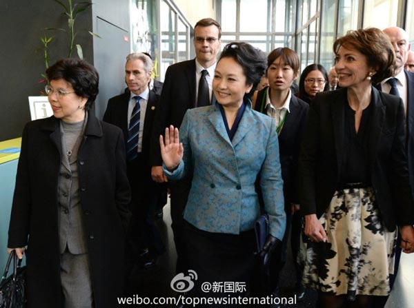 Peng Liyuan visits Europe in style