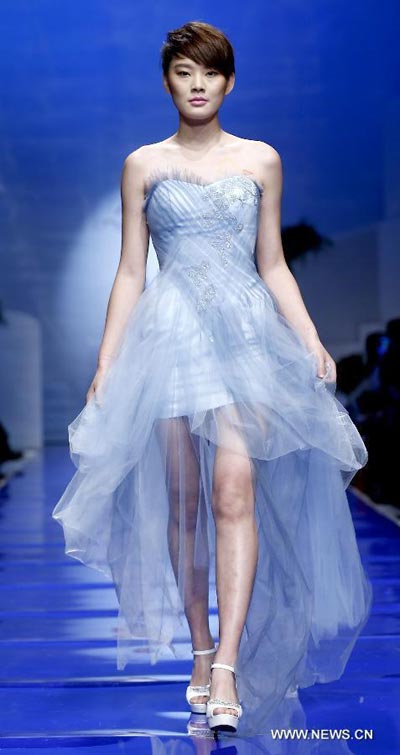 Wedding gowns presented at China Fashion Week