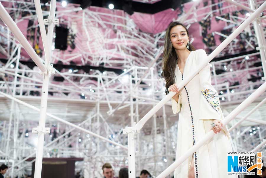 Angelababy graces Paris Fashion Week