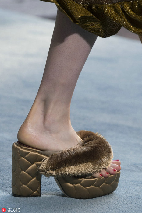 Fur shoes step into limelight