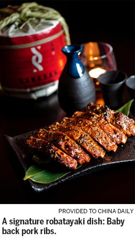 Try the grill and a drink at Sakesan