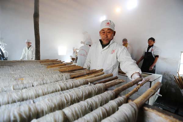 Cellophane noodles in Anhui province