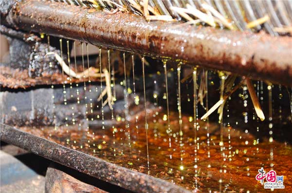 Traditional tea-seed oil mill in SE China