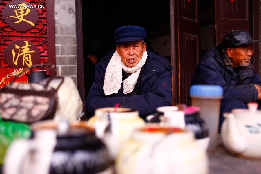 Old fashioned tea house seen in Anhui