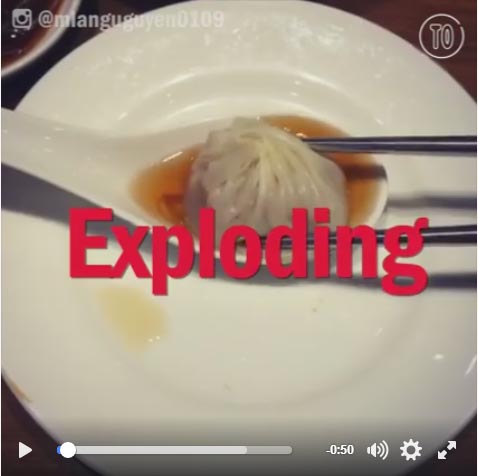 'Exploding' soup dumpling video riles Asian foodies