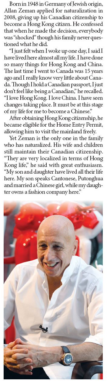 Hong Kong's adopted son