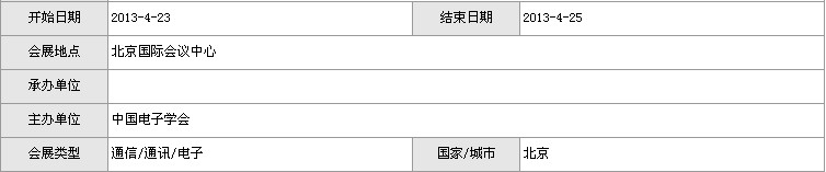 2013（第四屆）中國物聯(lián)網大會