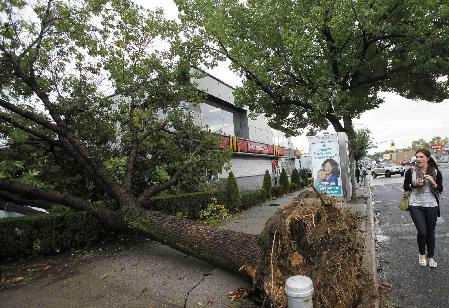 紐約接連遭兩場龍卷風襲擊 一人死亡多棟建筑損毀