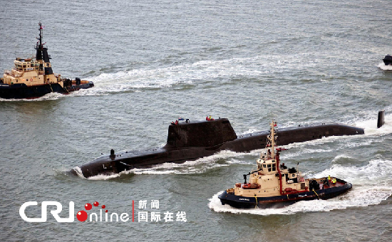 英皇家海軍最強(qiáng)大攻擊核潛艇海試