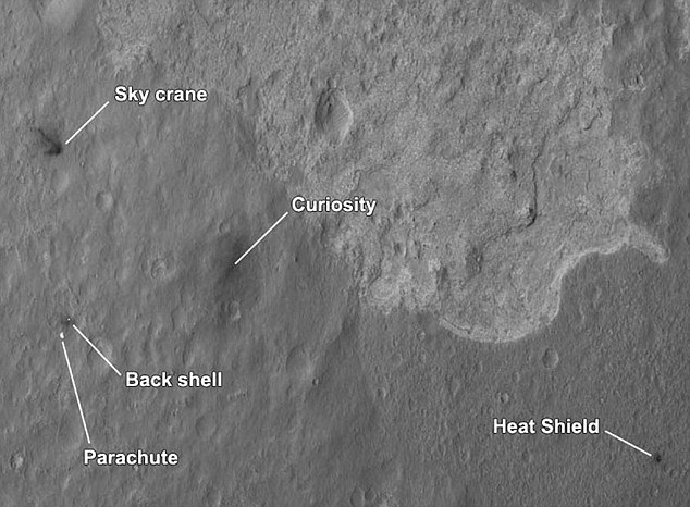 “好奇”號傳回首張火星地表3D照片 清晰展現(xiàn)蓋爾隕坑地貌