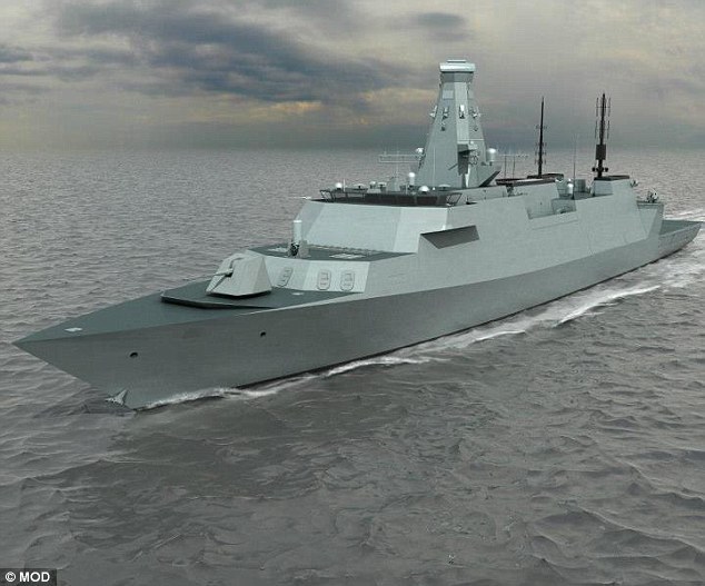 英國研制最新型隱形戰(zhàn)艦 預(yù)計(jì)2021年下水服役