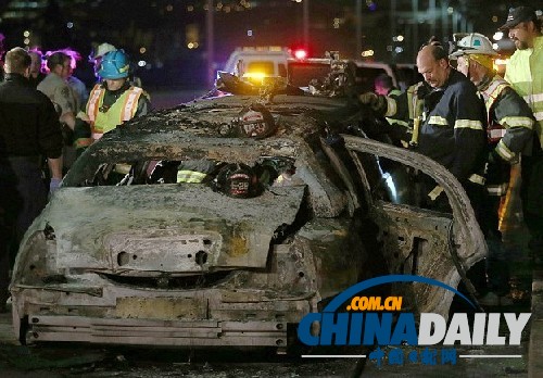 美豪華轎車起火五死四傷 準新娘單身派對樂極生悲