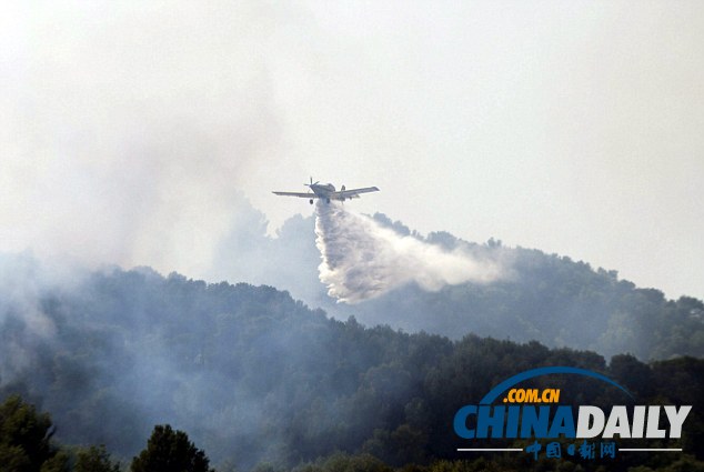 西班牙馬略卡島森林火災(zāi)失控 700名居民撤離