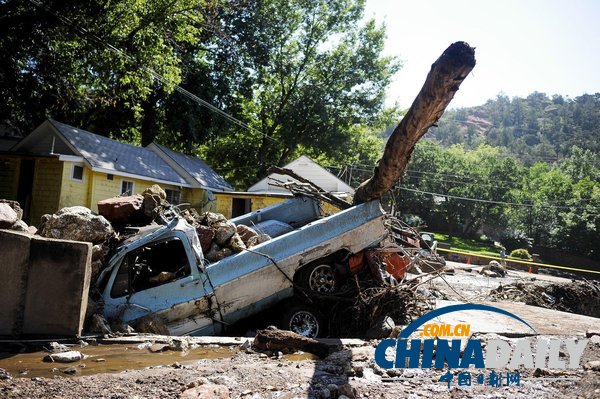 美國多地因暴雨發(fā)出洪水警報 已致1死3失蹤（圖）