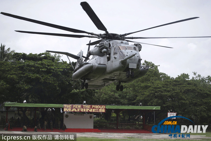 菲律賓與美國舉行聯(lián)合軍演 稱希望美軍擴(kuò)大防區(qū)（組圖）