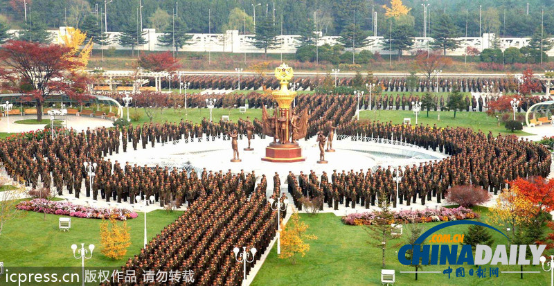 朝鮮人民軍又開(kāi)“兩萬(wàn)連長(zhǎng)”大會(huì) 氣勢(shì)浩大