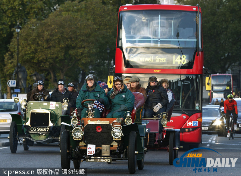 英國舉辦倫敦至布萊頓老爺車耐力賽