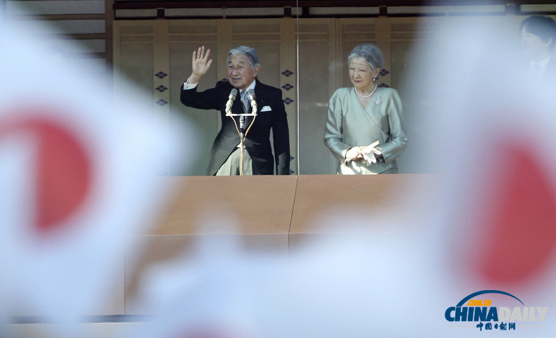 日本皇室接受民眾新年朝賀 天皇致辭期盼國泰民安