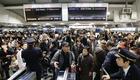 東京地鐵站大火大批乘客滯留 暫無人員傷亡報告