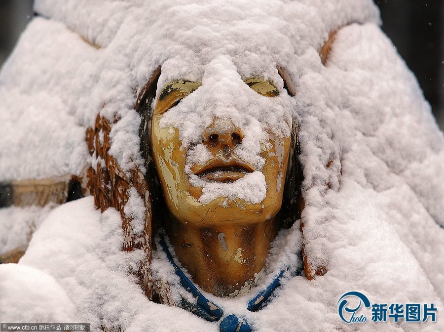 美國(guó)南部遭遇災(zāi)難性暴風(fēng)雪：大雪厚冰前所未有