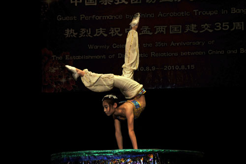 Chinese circus debuts in Bangladesh