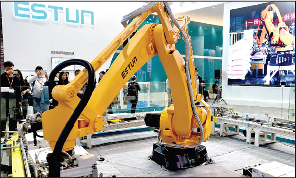 Intelligent plant to meet demand for robot parts