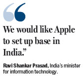 Apple scratches subcontinent's surface, seeks sops to 'Make in India'