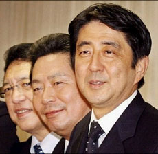 安倍晉三今日出任日本首相