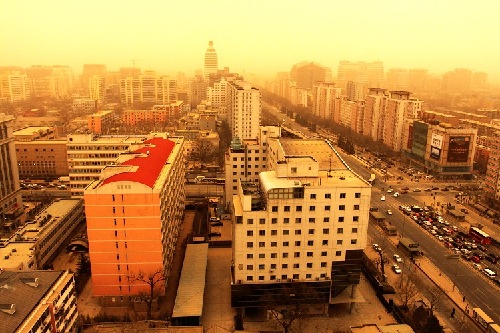 Severe sandstorm hits north China