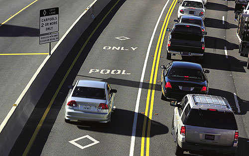 拼車專用道 HOV lane