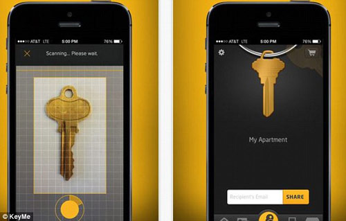 忘帶鑰匙不要慌，Keyme應(yīng)用幫你配