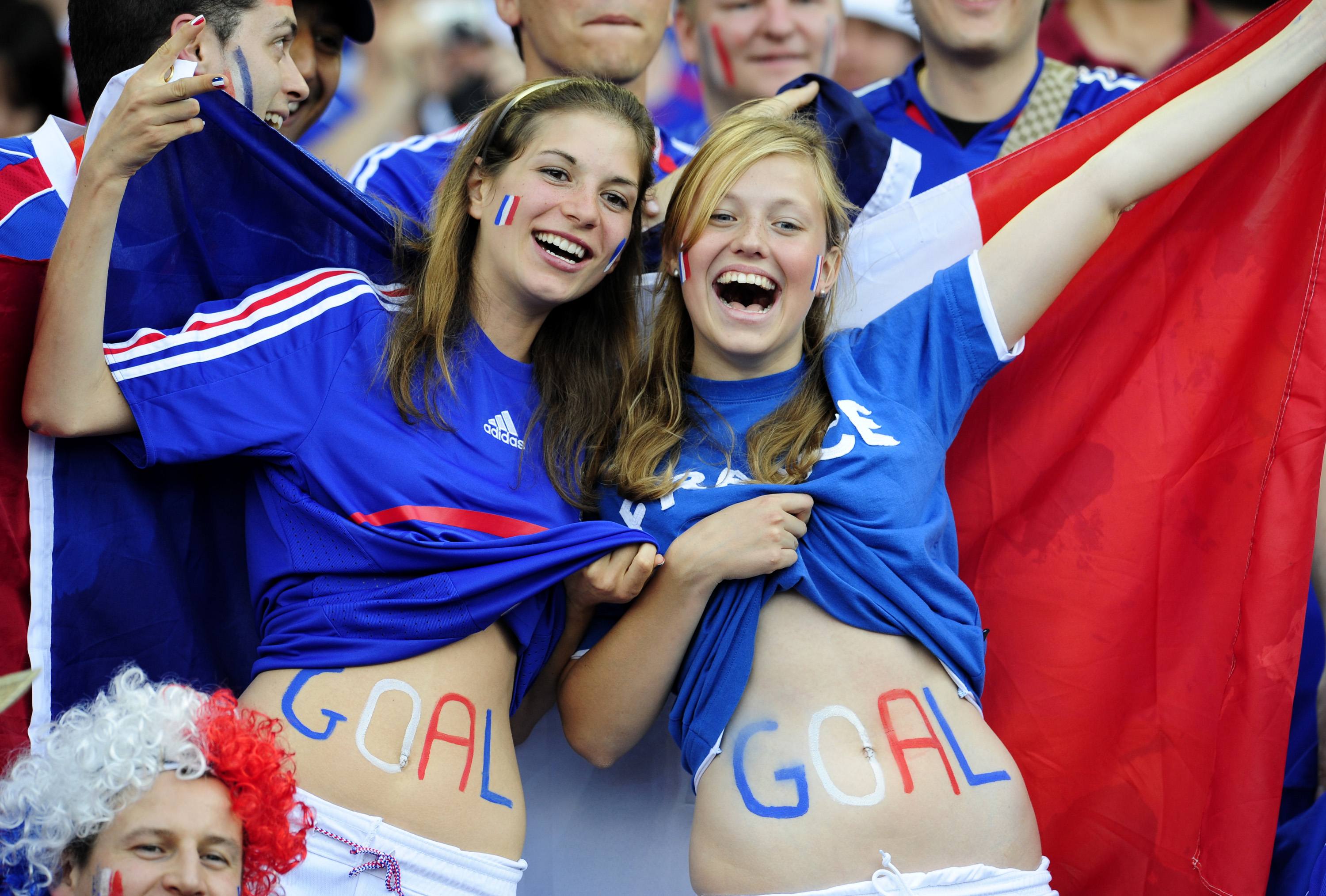 Fans at Euro 2008 soccer match