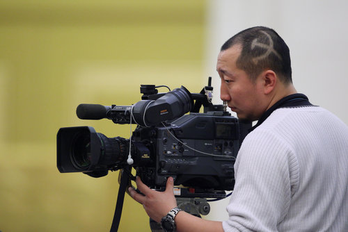 Reporters at the two sessions