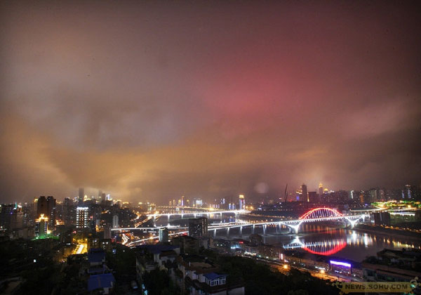 Breathtaking night scene of China