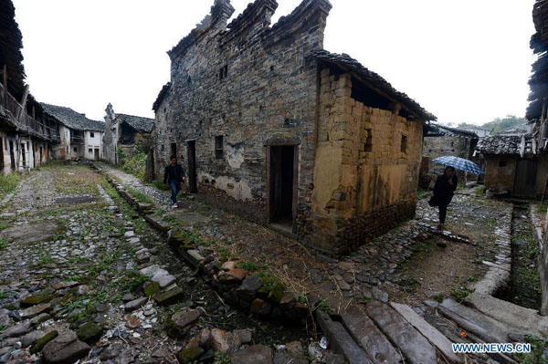 Cradle of Hakka: walled village in Ganzhou, E China