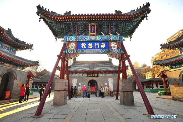 Tianhou Temple in N China's Tianjin completes repair work