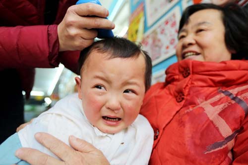 Chinese haircuts for good luck