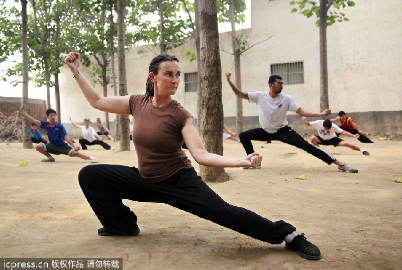 UK woman fulfills tai chi China dream