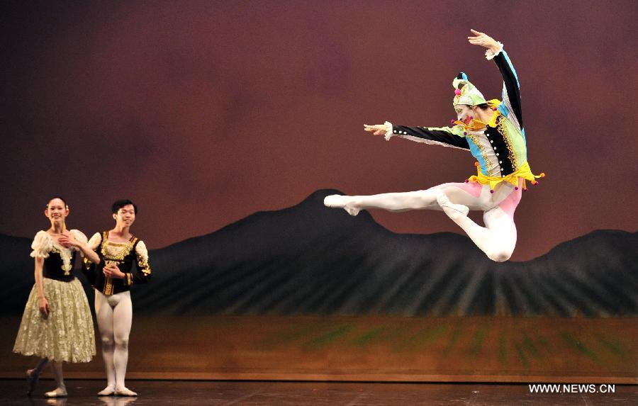 Ballet Swan Lake rehearsed in Taipei